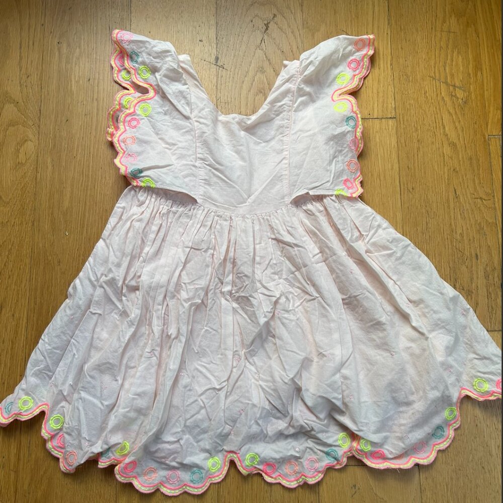 Billieblush Girls Baby Pink Embroidered Dress